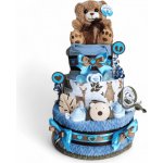 BabyDort třípatrový plenkový dort pro miminko MEDVÍDEK – Hledejceny.cz