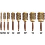 Olivia Garden kartáč hranatý Expert Blowout Straight Gold & Brown 20 mm – Zboží Dáma