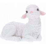 Trend-Deco Ležící velikonoční ovečka beránek dekorace figurka 14 cm – Hledejceny.cz