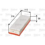 Vzduchový filtr VALEO 585015 – Hledejceny.cz