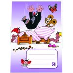 BOBO Školní sešit Krteček 511 A5 linkovaný 20 mm – Zboží Dáma