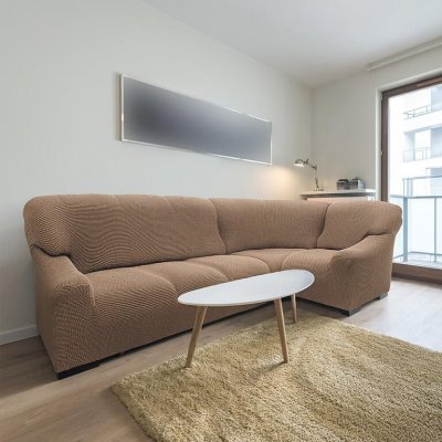 Nueva Textura potah na rohovou sedací soupravu Niagara oříškový 340 - 540 cm – Hledejceny.cz