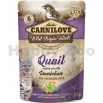 Carnilove Sterilized Cat Quail with Dandelion 85 g – Sleviste.cz