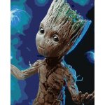 Diamondi Diamantové malování GROOT 40 x 50 cm bez rámu a bez vypnutí plátna – Hledejceny.cz