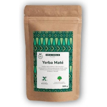 Brainmax Pure Organic Yerba Maté Brainiac 500 g