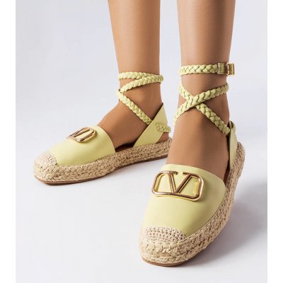 Rodič vázané espadrilky zelené