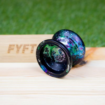 Kovové yoyo Hertz MagicYoyo na freestyle triky Galaxy – Zboží Mobilmania