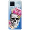 Pouzdro a kryt na mobilní telefon Realme Pouzdro iSaprio - Pretty Skull Realme 8 / Realme 8 Pro