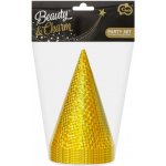 Godan Party čepička papírová holografická zlatá 1 ks – Zboží Dáma