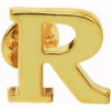 Brož Zlatá brož písmeno R