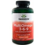 Swanson MultiOmega 3-6-9 Kyselina EPA DHA 120 kapslí – Hledejceny.cz