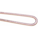 Franco Bene Pozlacený Crystal náhrdelník růžový 1403 – Sleviste.cz