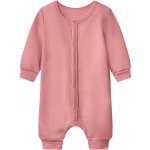 Lupilu Dětské rostoucí dupačky z merino vlny a hedvábí světle růžová – Sleviste.cz