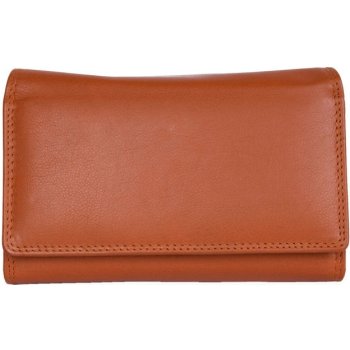 oranžová kožená peněženka HMT