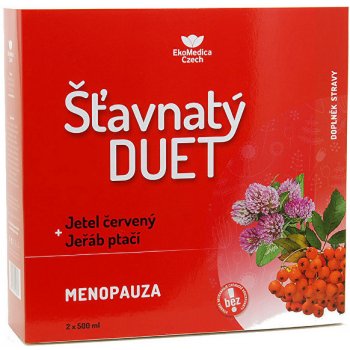 EkoMedica červený jetel jeřáb ptačí 2 x 500 ml