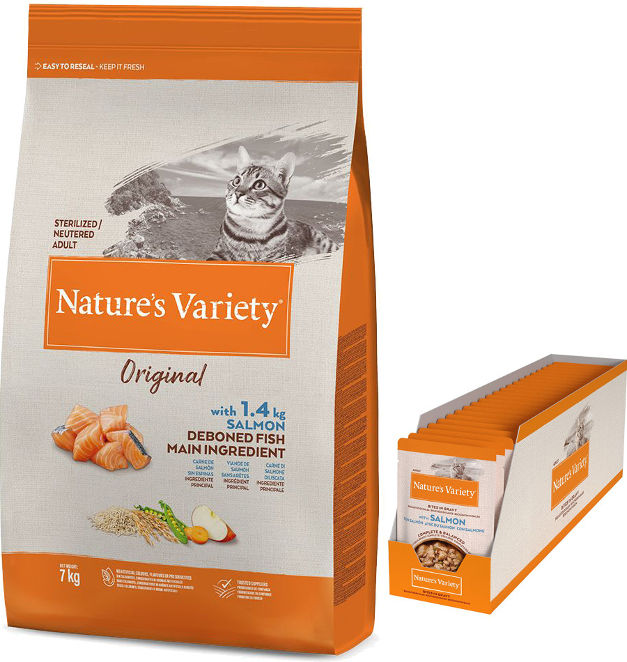 Natures Variety Original Sterilised losos 7 kg