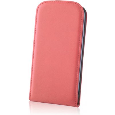 Pouzdro Sligo Case SLIGO DeLuxe vyklápěcí Samsung G388 / G389 Galaxy XCover3 růžové