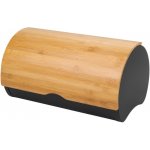Chlebník Odelo UBALDO plech/bambus černý 39x28x18,5cm – Zboží Dáma