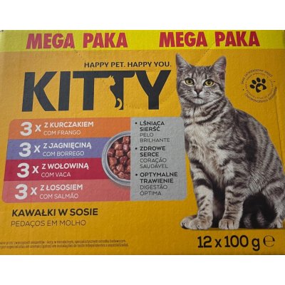 Kitty mix chutí 2,4 kg