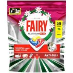 Fairy Platinum Plus All in1 kapsle do myčky citron 59 ks – Hledejceny.cz