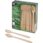 Papstar Lžičky dřevěné kávové Pure 11cm 1623 – Sleviste.cz