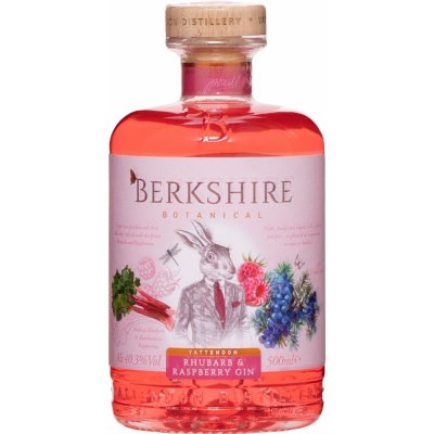 Berkshire Botanical Rhubarb & Raspberry Gin 40,3% 0,5 l (holá láhev) – Sleviste.cz