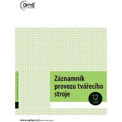 Optys 1218 Záznamník provozu tvářecího stroje A4 – Zboží Dáma