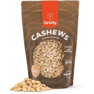 Grizly Kešu Natural ww320 Premium 1 kg – Zboží Dáma