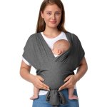 Momcozy Wrap Carrier Dark Grey – Zboží Dáma