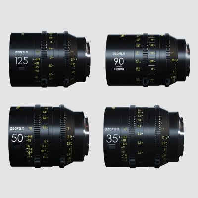 DZO Optics DZOFilm Vespid 4-Lens Kit (35, 50, 125 T2.1 + Makro 90 mm T2.8) EF Mount – Zbozi.Blesk.cz