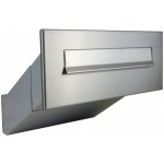 1x poštovní schránka D-041 k zazdění do sloupku + čelní deska bez jmenovky ČD-4 - NEREZ / šedá – Hledejceny.cz