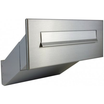 1x poštovní schránka D-041 k zazdění do sloupku + čelní deska bez jmenovky ČD-4 - NEREZ / šedá – Hledejceny.cz