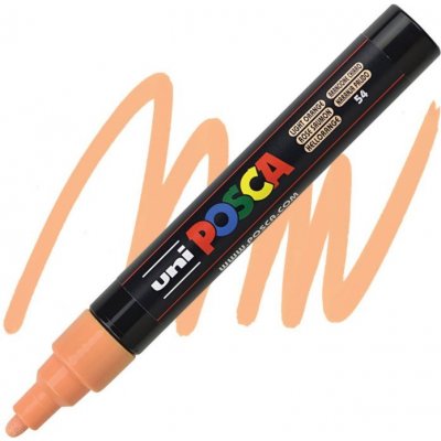 Uni Posca PC-5M 2,5 mm světle oranžový – Zboží Mobilmania
