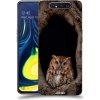 Pouzdro a kryt na mobilní telefon Samsung Pouzdro ACOVER Samsung Galaxy A80 A805F s motivem Owl