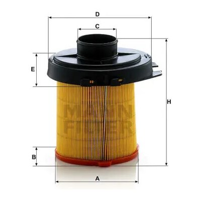 MANN FILTER Vzduchový filtr C 1468 – Hledejceny.cz