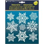 Samolepky svítící ve tmě 23x18cm vločky – Hledejceny.cz