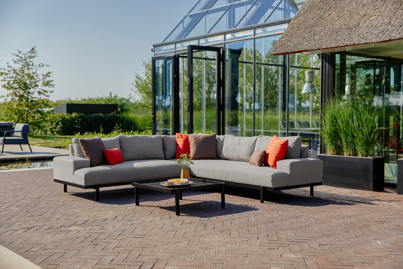 Hartman Lucas rohové luxusní zahradní sezení mid grey
