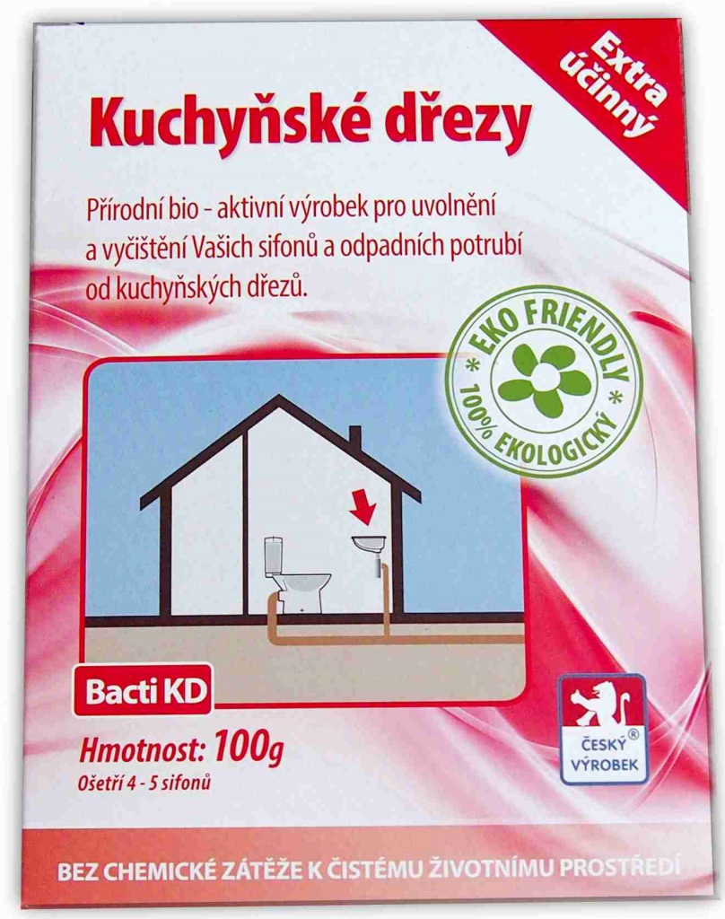 Baktoma Bacti KD kuchyňské dřezy 100 g od 79 Kč - Heureka.cz