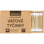 Allnature Ekologické vatové tyčinky 200 ks – Sleviste.cz