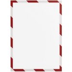 Magnetofix Magnetický rámeček Magnetoplan A4 bezpečnostní červeno-bílý 5 ks – Zboží Dáma