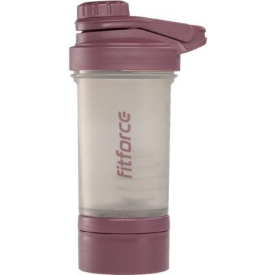 Fitforce SHAKER 500 ML Šejkr, vínová, 500 ML – Zboží Dáma