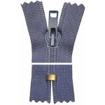 Spirálový zip, nedělitelný - 75cm - modrý - WICO - BALENÍ 10 ks – Hledejceny.cz