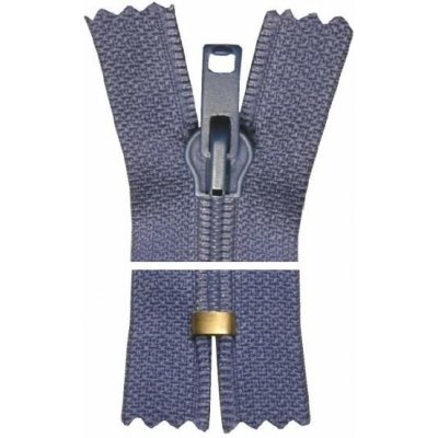 Spirálový zip, nedělitelný - 75cm - modrý - WICO - BALENÍ 10 ks – Hledejceny.cz