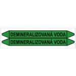 Značení potrubí, demineralizovaná voda,2 ks, 450 × 52 mm – Sleviste.cz