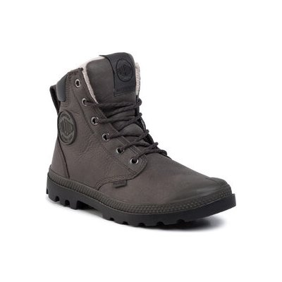 Palladium turistická obuv Pampa Sport Cuff Wps 72992-064-M Dark Gull Gray – Zboží Mobilmania