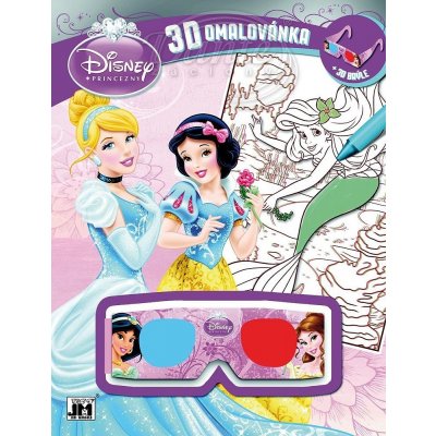 Jiři Models Omalovánky 3D Princezny – Zboží Mobilmania