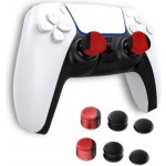 iPega P5006 PlayStation 5 controller cap set, black/red – Zboží Živě