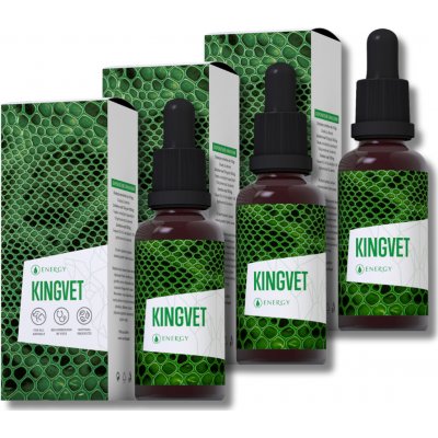 Energy KINGVET 3set 3 x 30 ml – Hledejceny.cz
