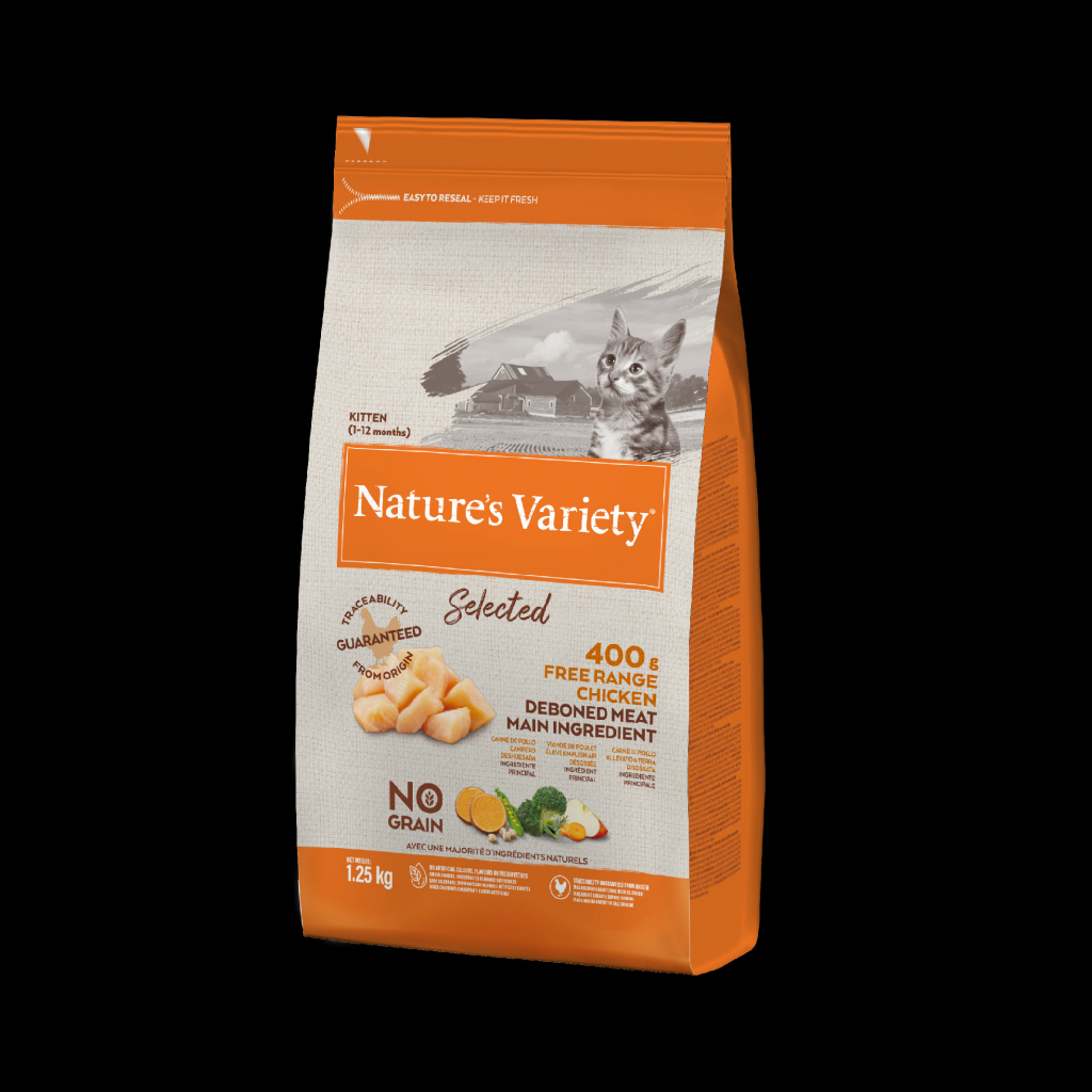 Nature´s variety selected pro koťata s kuřecím 1,25 kg