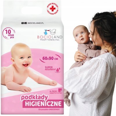 BocioLand Hygienické podložky 90x60 10ks – Zbozi.Blesk.cz